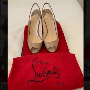 100% Authentic Christian Louboutin Leather Pumps